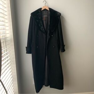 Vintage Jessica by Christopher Lai Black Coat Size 10